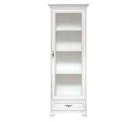 Шкаф-витрина Кентаки REG1W1S белый BRW00009812-blBRWl