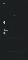 Дверь входная  205*86 Bravo R Граффити-1, Букле черное/Look Art, Левое sp2510BR_033-1840