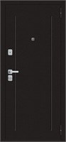 Дверь входная Bravo R Любо Мини/BChrome, Антик Медный/Cappuccino Melinga 190*96 Правое sp2510BR_033-2645