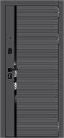 Дверь входная 205*86 Bravo  Optim Z-3, Графит/Белый, Правое sp2510BR_033-2536