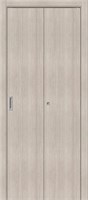 Межкомнатная складная дверь 200*35 два ДП, Браво-0, Cappuccino Melinga , Эко Шпон sp2510BR_153-1186