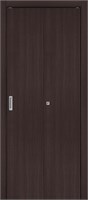 Межкомнатная складная дверь Браво-0, Wenge Melinga, Эко Шпон, 200*35 sp2510BR_153-1214