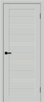 Межкомнатная  дверь Браво-28, Grey Silk / Magic Fog, ПЭТ, 200*60 sp2510BR_169-0058