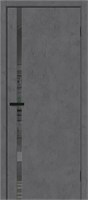 Межкомнатная дверь 200*80, Браво-1.55, Slate Art / Mirox Grey , Эко Шпон sp2510BR_153-1025