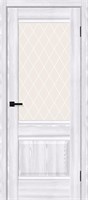 Межкомнатная  дверь Прима-3, Riviera Ice / White Сrystal, Эко Шпон, 200*70 sp2510BR_153-0822