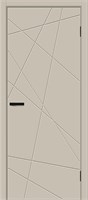 Межкомнатная дверь 190*55, Граффити-5.Д, Cream Pro , Винил sp2510BR_146-1867