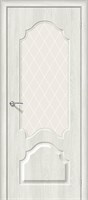 Межкомнатная дверь 200*80, Скинни-33, Casablanca / White Сrystal , Винил sp2510BR_146-0474