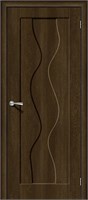 Межкомнатная дверь 200*80, Вираж-1, Dark Barnwood , Винил sp2510BR_146-0233