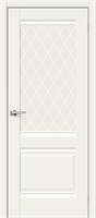Межкомнатная  дверь Прима-3, White Mix / White Сrystal, Хард Флекс, 200*80 sp2510BR_150-0054