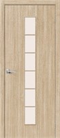 Межкомнатная дверь 200*70, 2С, Л-21 (БелДуб) / Сатинато , Финиш Флекс sp2510BR_010-0321