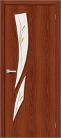 Межкомнатная дверь 200*70, 8Ф, Л-11 (ИталОрех) / Фьюзинг , Финиш Флекс sp2510BR_010-0548