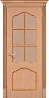 Межкомнатная  дверь Каролина, Ф-05 (Дуб) / Риф., Шпон, 200*60 sp2510BR_003-0765