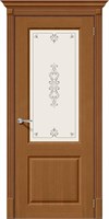 Межкомнатная  дверь Статус-13, Ф-11 (Орех) / Худ., Шпон, 200*90 sp2510BR_003-0623