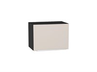 Шкаф верхний горизонтальный Фьюжн Graphite, Cream Silk, 360, 500 В*Ш*Г 358*500*320, фасад МДФ  Cream Silk, корпус  Graphite ms2510VVT_71879