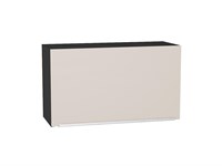 Шкаф верхний горизонтальный Фьюжн Graphite, Cream Silk, 460, 800 В*Ш*Г 458*800*318, фасад МДФ  Cream Silk, корпус  Graphite ms2510VVT_71884