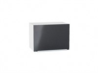 Шкаф верхний горизонтальный Фьюжн Белый, Anthracite, 360, 500 В*Ш*Г 358*500*320, фасад МДФ  Anthracite, корпус  Белый ms2510VVT_39759