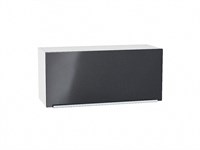 Шкаф верхний горизонтальный Фьюжн Белый, Anthracite, 360, 800 В*Ш*Г 358*800*320, фасад МДФ  Anthracite, корпус  Белый ms2510VVT_36744