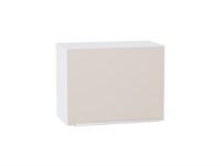 Шкаф верхний горизонтальный Фьюжн Белый, Cream Silk, 460, 600 В*Ш*Г 458*600*318, фасад МДФ  Cream Silk, корпус  Белый ms2510VVT_71865
