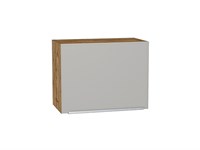 Шкаф верхний горизонтальный Фьюжн Дуб Вотан, Silky Light Grey, 460, 600 В*Ш*Г 458*600*318, фасад МДФ  Silky Light Grey, корпус  Дуб Вотан ms2510VVT_66560