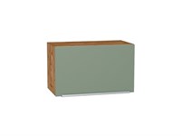Шкаф верхний горизонтальный Фьюжн Дуб Вотан, Silky Mint, 360, 600 В*Ш*Г 358*600*320, фасад МДФ  Silky Mint, корпус  Дуб Вотан ms2510VVT_60655