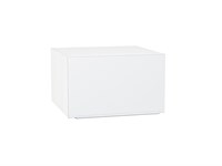 Шкаф верхний горизонтальный глубокий Фьюжн Белый, Silky White, 600 В*Ш*Г 358*600*576, фасад МДФ  Silky White, корпус  Белый ms2510VVT_51856