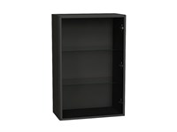 Шкаф верхний с 1-ой остекленной дверцей Graphite, Черный, 920, 600, Стекло В*Ш*Г 920*600*322, фасад Стекло  Черный, корпус  Graphite ms2510VVT_77750