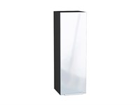 Шкаф верхний с 1-ой дверцей Фьюжн Graphite, Angel, 920, 300 В*Ш*Г 920*300*320, фасад МДФ  Angel, корпус  Graphite ms2510VVT_45059