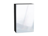 Шкаф верхний с 1-ой дверцей Фьюжн Graphite, Angel, 920, 600 В*Ш*Г 920*600*320, фасад МДФ  Angel, корпус  Graphite ms2510VVT_45079