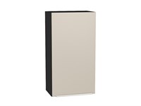 Шкаф верхний с 1-ой дверцей Фьюжн Graphite, Cream Silk, 920, 500 В*Ш*Г 920*500*320, фасад МДФ  Cream Silk, корпус  Graphite ms2510VVT_71933