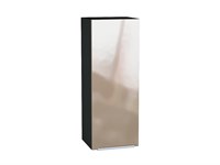 Шкаф верхний с 1-ой дверцей Фьюжн Graphite, Gallant, 920, 350 В*Ш*Г 920*350*320, фасад МДФ  Gallant, корпус  Graphite ms2510VVT_65119
