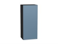 Шкаф верхний с 1-ой дверцей Фьюжн Graphite, Silky Blue, 920, 400 В*Ш*Г 920*400*320, фасад МДФ  Silky Blue, корпус  Graphite ms2510VVT_52031