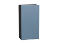 Шкаф верхний с 1-ой дверцей Фьюжн Graphite, Silky Blue, 920, 500 В*Ш*Г 920*500*320, фасад МДФ  Silky Blue, корпус  Graphite ms2510VVT_52033