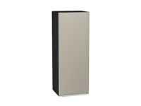 Шкаф верхний с 1-ой дверцей Фьюжн Graphite, Silky Grey, 920, 350 В*Ш*Г 920*350*320, фасад МДФ  Silky Grey, корпус  Graphite ms2510VVT_65101