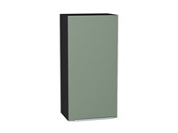 Шкаф верхний с 1-ой дверцей Фьюжн Graphite, Silky Mint, 920, 450 В*Ш*Г 920*450*320, фасад МДФ  Silky Mint, корпус  Graphite ms2510VVT_52014