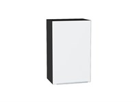 Шкаф верхний с 1-ой дверцей Фьюжн Graphite, Silky White, 720, 450 В*Ш*Г 716*450*320, фасад МДФ  Silky White, корпус  Graphite ms2510VVT_51966