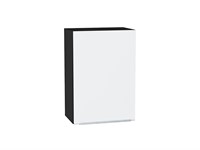 Шкаф верхний с 1-ой дверцей Фьюжн Graphite, Silky White, 720, 500 В*Ш*Г 716*500*320, фасад МДФ  Silky White, корпус  Graphite ms2510VVT_51967