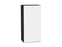 Шкаф верхний с 1-ой дверцей Фьюжн Graphite, Silky White, 920, 450 В*Ш*Г 920*450*320, фасад МДФ  Silky White, корпус  Graphite ms2510VVT_51971