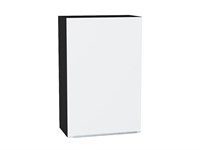 Шкаф верхний с 1-ой дверцей Фьюжн Graphite, Silky White, 920, 600 В*Ш*Г 920*600*320, фасад МДФ  Silky White, корпус  Graphite ms2510VVT_51973