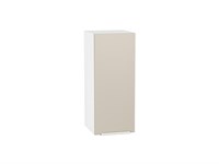 Шкаф верхний с 1-ой дверцей Фьюжн Белый, Cream Silk, 720, 300 В*Ш*Г 716*300*320, фасад МДФ  Cream Silk, корпус  Белый ms2510VVT_71891
