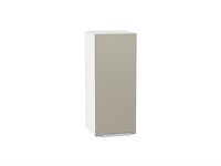 Шкаф верхний с 1-ой дверцей Фьюжн Белый, Silky Grey, 720, 300 В*Ш*Г 716*300*320, фасад МДФ  Silky Grey, корпус  Белый ms2510VVT_51950