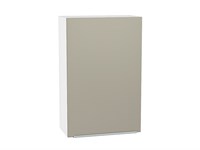 Шкаф верхний с 1-ой дверцей Фьюжн Белый, Silky Grey, 920, 600 В*Ш*Г 920*600*320, фасад МДФ  Silky Grey, корпус  Белый ms2510VVT_51981
