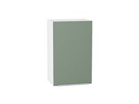 Шкаф верхний с 1-ой дверцей Фьюжн Белый, Silky Mint, 720, 450 В*Ш*Г 716*450*320, фасад МДФ  Silky Mint, корпус  Белый ms2510VVT_52000