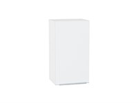 Шкаф верхний с 1-ой дверцей Фьюжн Белый, Silky White, 720, 400 В*Ш*Г 716*400*320, фасад МДФ  Silky White, корпус  Белый ms2510VVT_51956