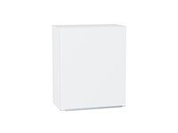 Шкаф верхний с 1-ой дверцей Фьюжн Белый, Silky White, 720, 600 В*Ш*Г 716*600*320, фасад МДФ  Silky White, корпус  Белый ms2510VVT_51959