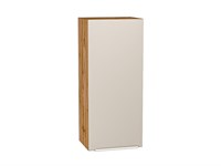 Шкаф верхний с 1-ой дверцей Фьюжн Дуб Вотан, Cream Silk, 920, 400 В*Ш*Г 920*400*320, фасад МДФ  Cream Silk, корпус  Дуб Вотан ms2510VVT_71919