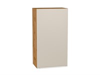 Шкаф верхний с 1-ой дверцей Фьюжн Дуб Вотан, Cream Silk, 920, 500 В*Ш*Г 920*500*320, фасад МДФ  Cream Silk, корпус  Дуб Вотан ms2510VVT_71921
