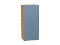 Шкаф верхний с 1-ой дверцей Фьюжн Дуб Вотан, Silky Blue, 920, 400 В*Ш*Г 920*400*320, фасад МДФ  Silky Blue, корпус  Дуб Вотан ms2510VVT_60785