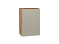 Шкаф верхний с 1-ой дверцей Фьюжн Дуб Вотан, Silky Grey, 720, 500 В*Ш*Г 716*500*320, фасад МДФ  Silky Grey, корпус  Дуб Вотан ms2510VVT_60762