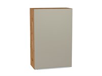 Шкаф верхний с 1-ой дверцей Фьюжн Дуб Вотан, Silky Grey, 920, 600 В*Ш*Г 920*600*320, фасад МДФ  Silky Grey, корпус  Дуб Вотан ms2510VVT_60768