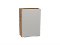 Шкаф верхний с 1-ой дверцей Фьюжн Дуб Вотан, Silky Light Grey, 720, 500 В*Ш*Г 716*500*320, фасад МДФ  Silky Light Grey, корпус  Дуб Вотан ms2510VVT_66590